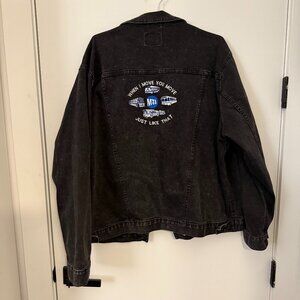 Vintage MTA NYC "When I Move You Move Just Like That" Stitched Denim Jacket